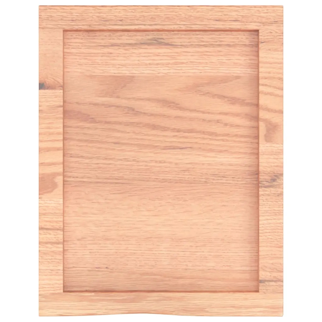 Piano Bagno Marrone 40x50x(2-4) cm Legno Massello Trattato 3156096