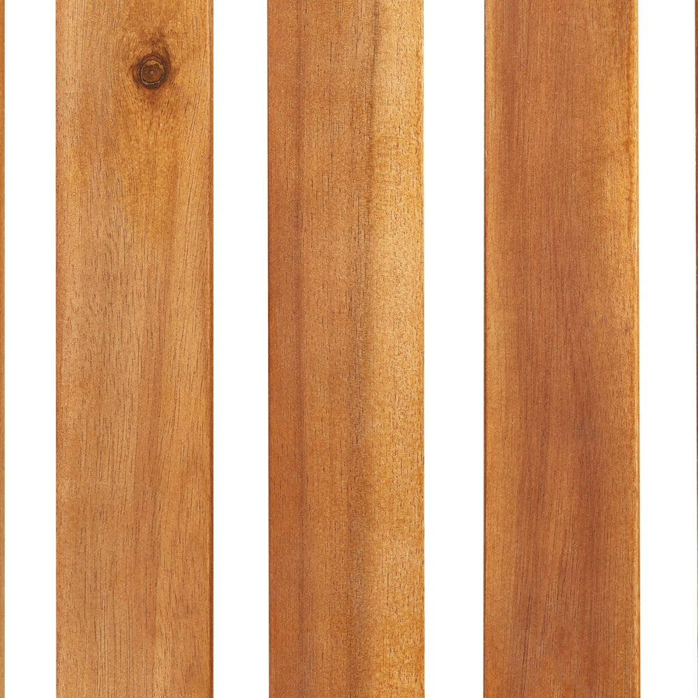 Lettino da giardino in legno di acacia reclinabile con cuscini bianco sporco terrazza giardino esterno