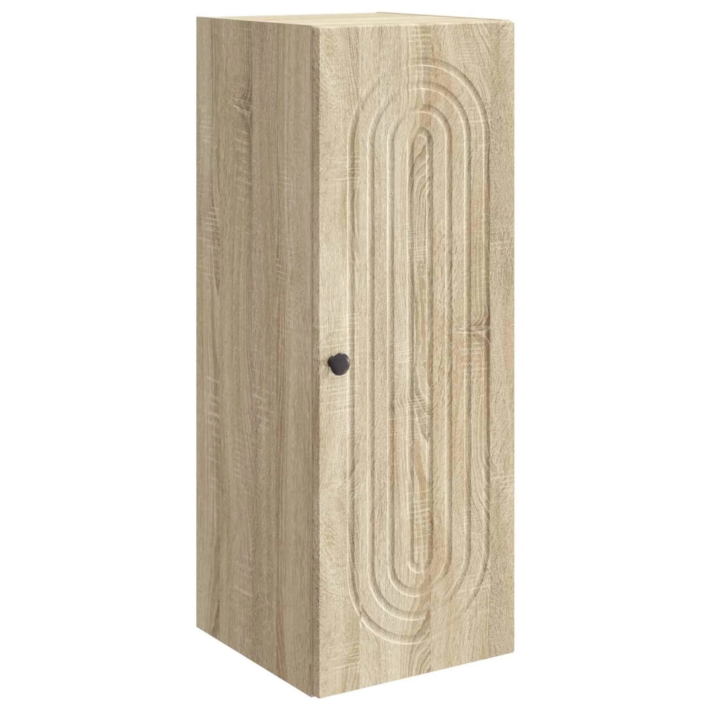 Mobiletto a muro Rovere Sonoma 33 x 34,5 x 90 cm
