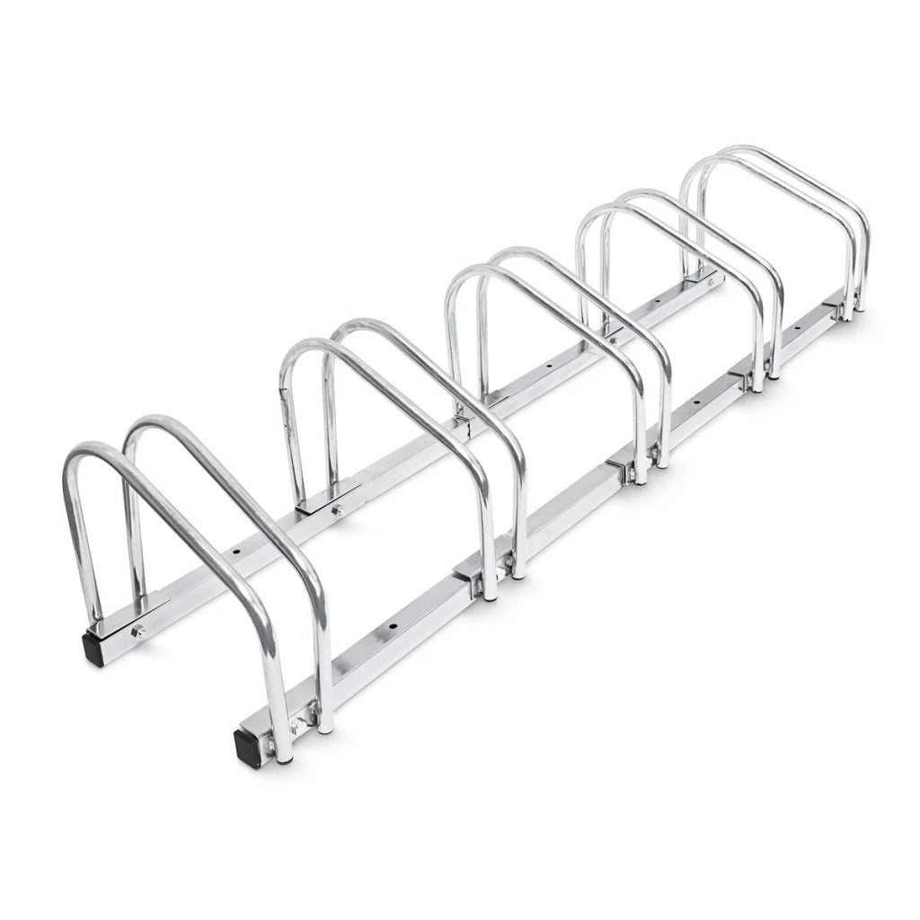 Sistema di deposito per biciclette rastrelliera basculante per 5 biciclette pratico garage montaggio a pavimento o a parete 3413004