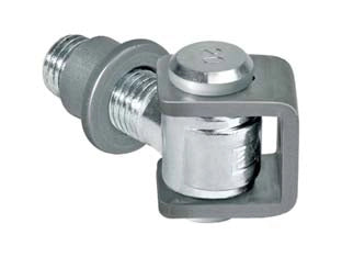 CARDINE CON CAVALLOTTO E BUSSOLA A SALDARE  ART.120- - mm.90x47h. M18 - 4 pezzi COMUNELLO