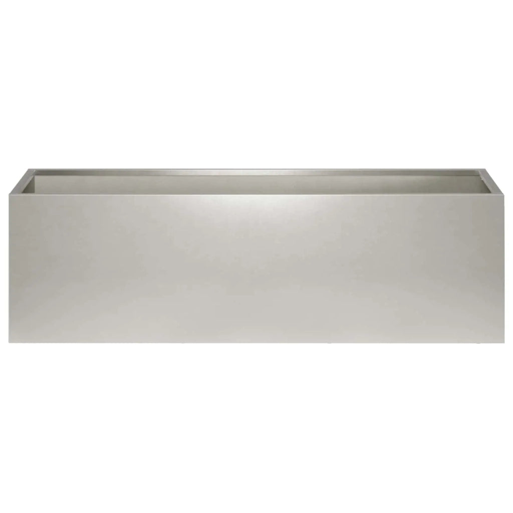 Vaso da giardino Argento 80 x 30 x 30 cm Acciaio Inox 8005212