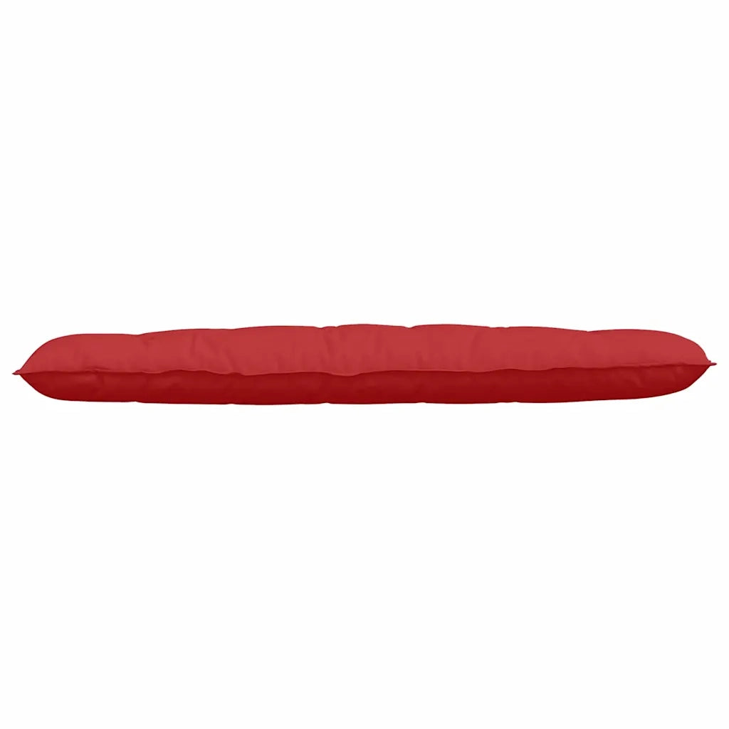 Cuscino per Schiena Rosso 180 x 19 x 50 cm Tessuto