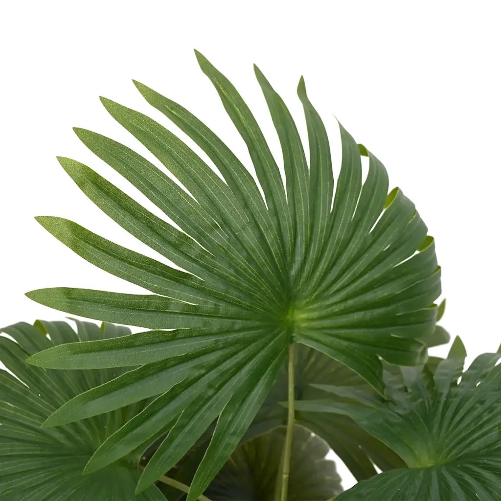 Pianta di Palma Artificiale 9 Foglie 65 cm Verde