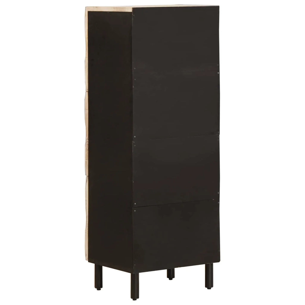 Credenza con porta Finitura Bianco Lavato 40 x 33 x 110 cm 4017893