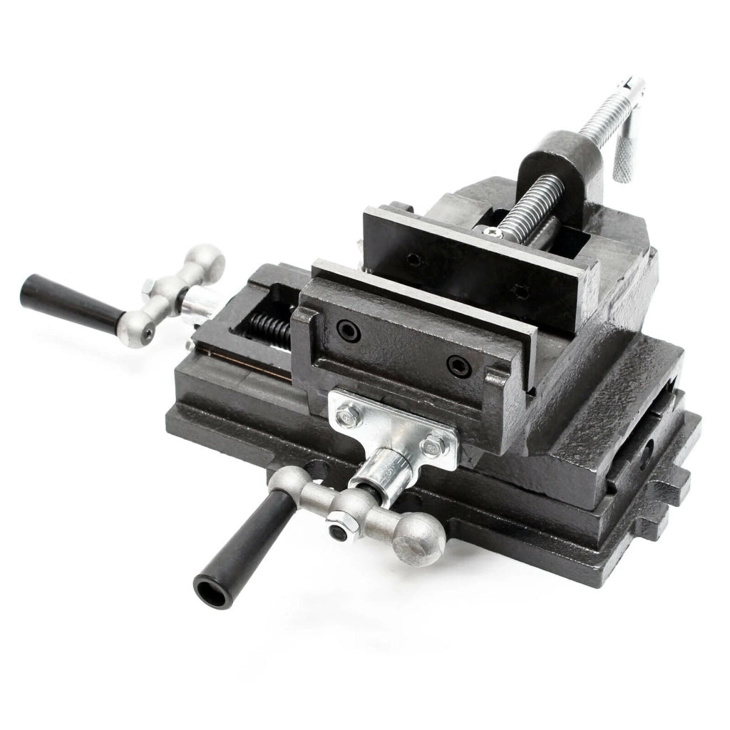 Morsa per fresatura a 2 assi 75 mm trapano per maschiatura tavola trasversale macchina da banco 16_0000316