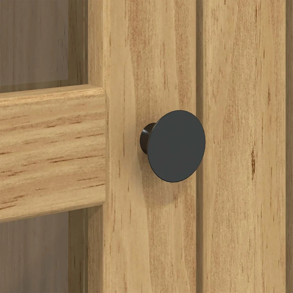 Armadio con Porte in Vetro BODO Marrone miele CFW4415884