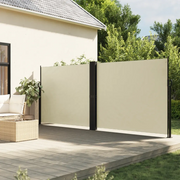 Tenda da Sole Laterale Retrattile Crema 180x1200 cm 4004835