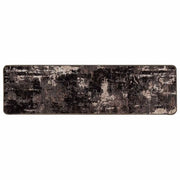 Runner in Moquette | Runner Tappeto MARSA Nero 50 x 200 cm Poliestere e PVC