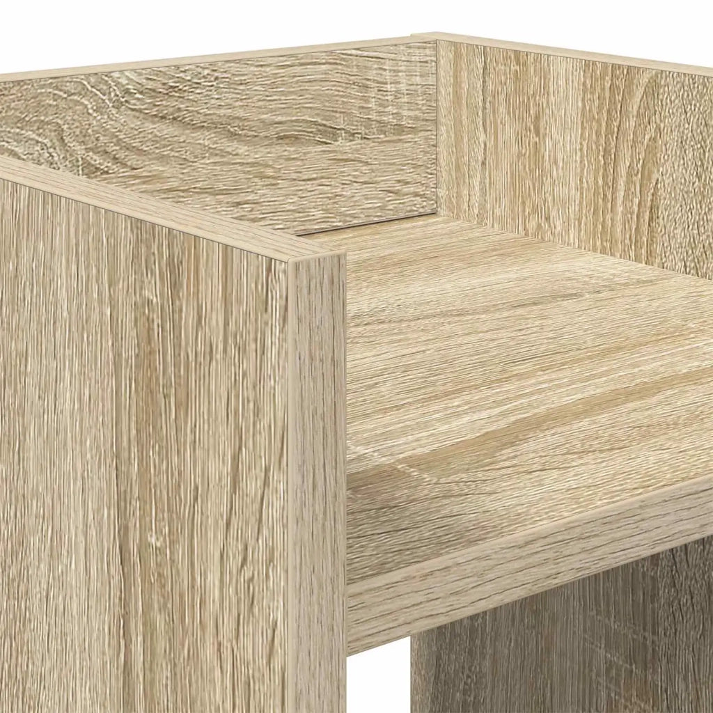 Supporto per piante Rovere Sonoma 30 x 30 x 100 cm 899566