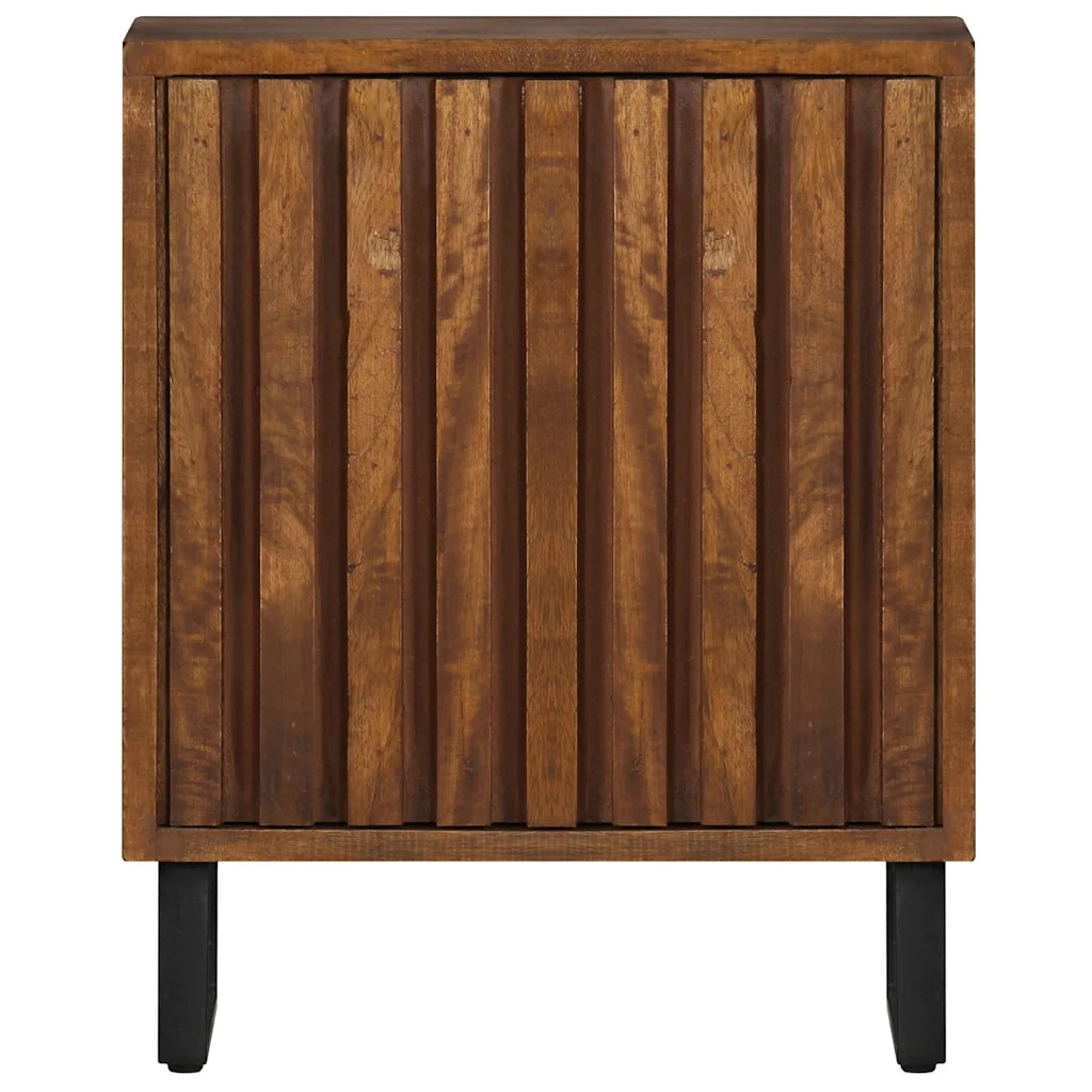 Comodino 40x30x50 cm in Legno Massello di Mango cod mxl 30536