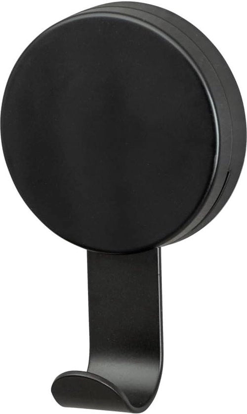 Murospiedi Modello Pavia nero set da 2 - fissaggio senza foratura - 6 x 10 x 35 cm - acciaio inox