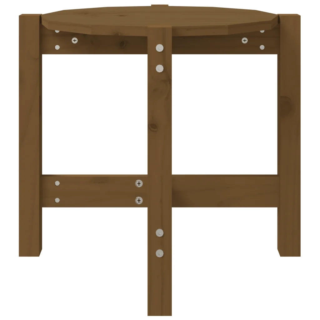 Tavolino da Salotto Miele Ã˜ 52,5x45cm in Legno Massello di Pino cod mxl 19730