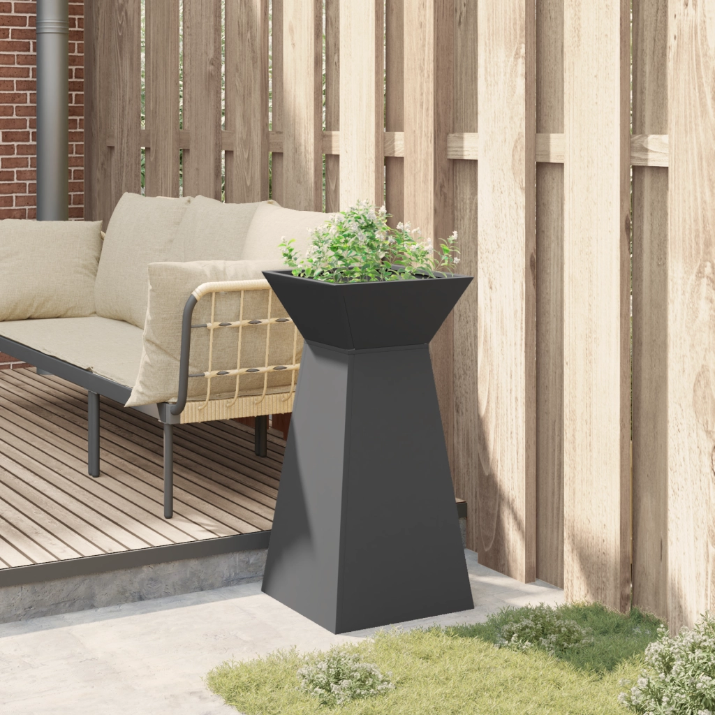 Supporto per Piante Nero Plastica 35 x 35 x 73 cm Fioriere