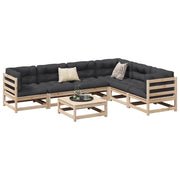 Set Divani da Giardino 7 pz in Legno Massello di Pino 3299463