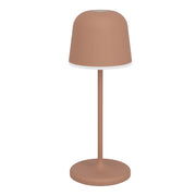 Lampada Ricaricabile Moderna Mannera-S Acciaio Arancione Led 1,8W 170Lm Ip54