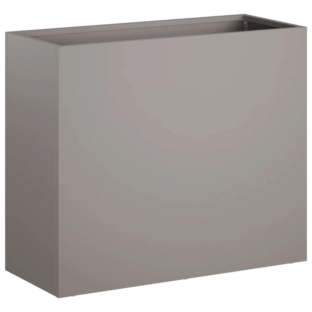 Vaso da giardino 2 pz Ruggine 50 x 20 x 40 cm Acciaio Corten 8005455