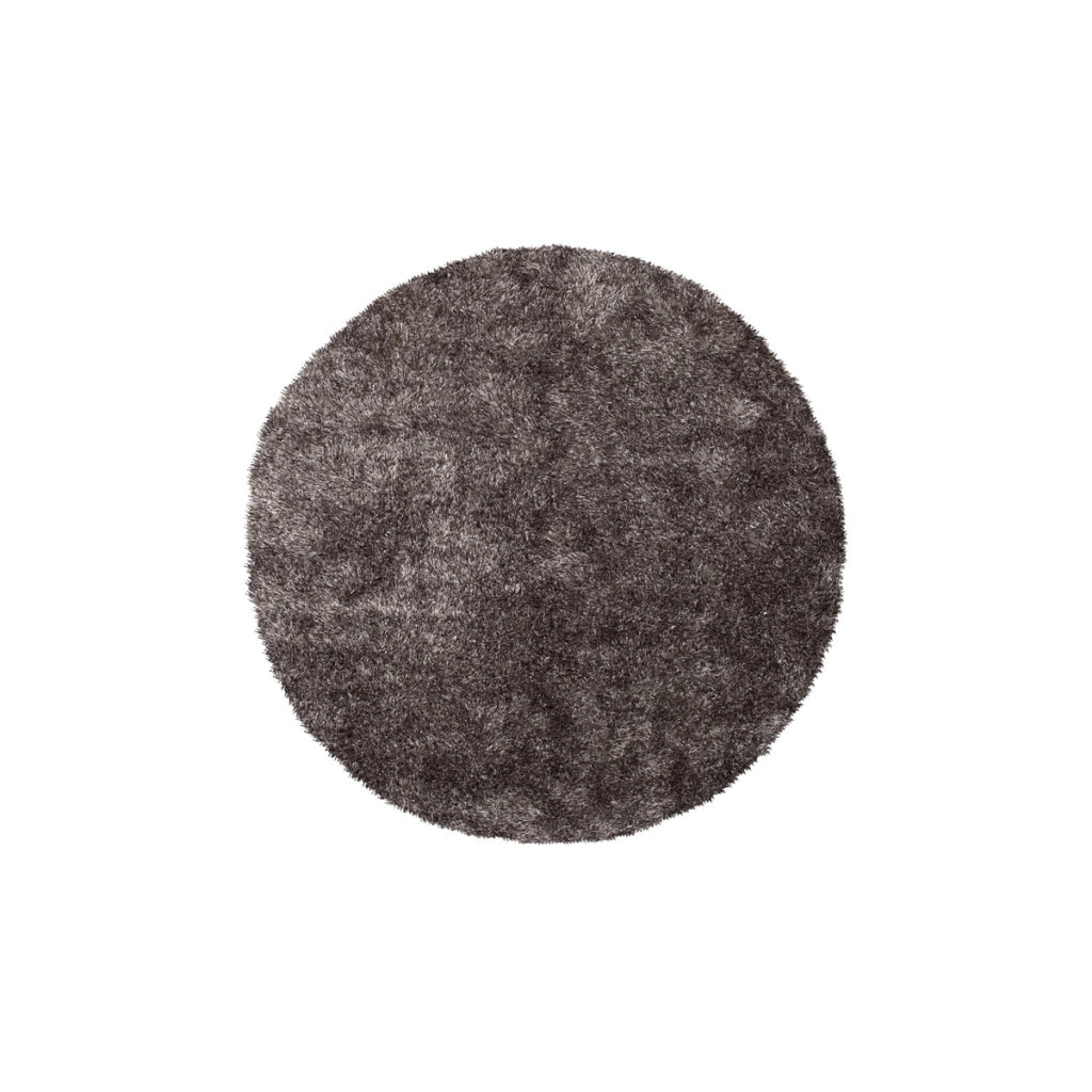 Tappeto rotondo Shaggy Diamond 725 antracite