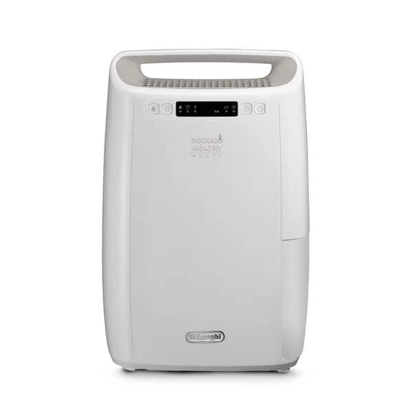 De’longhi tasciugo ariadry - deumidificatore, capacità deumidificazione 14l/24h, serbatoio 2,1l, bianco (dexd214rf)