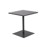 Tavolo da giardino bistrot quadrato in acciaio, 70cm, antracite