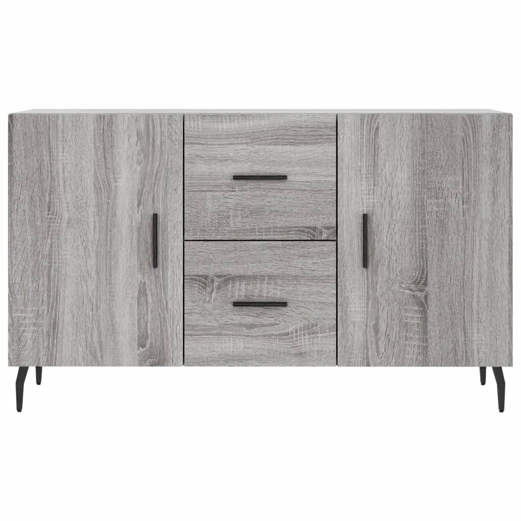 Credenza Grigio Sonoma 100x36x60 cm in Legno Multistrato