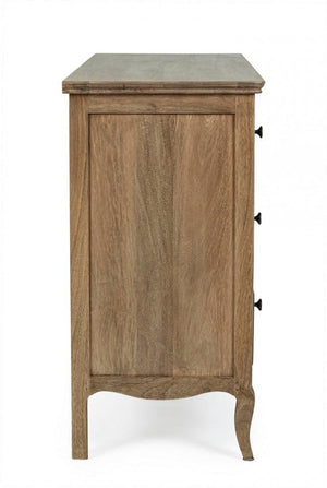 Cassettiera 6 Cassetti 125x41,6x80h cm Domitille