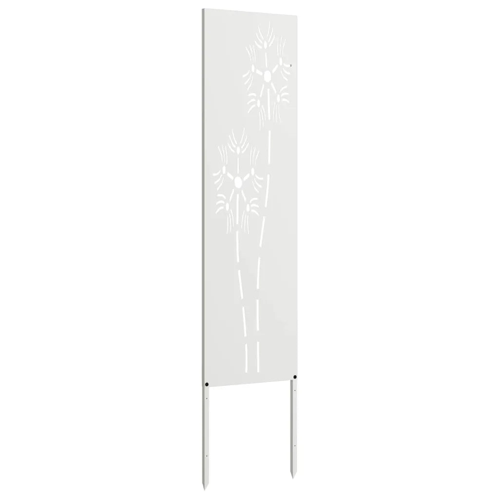 vidaXL Pannello Decorativo da Giardino Altro Bianco 32 x 140 cm