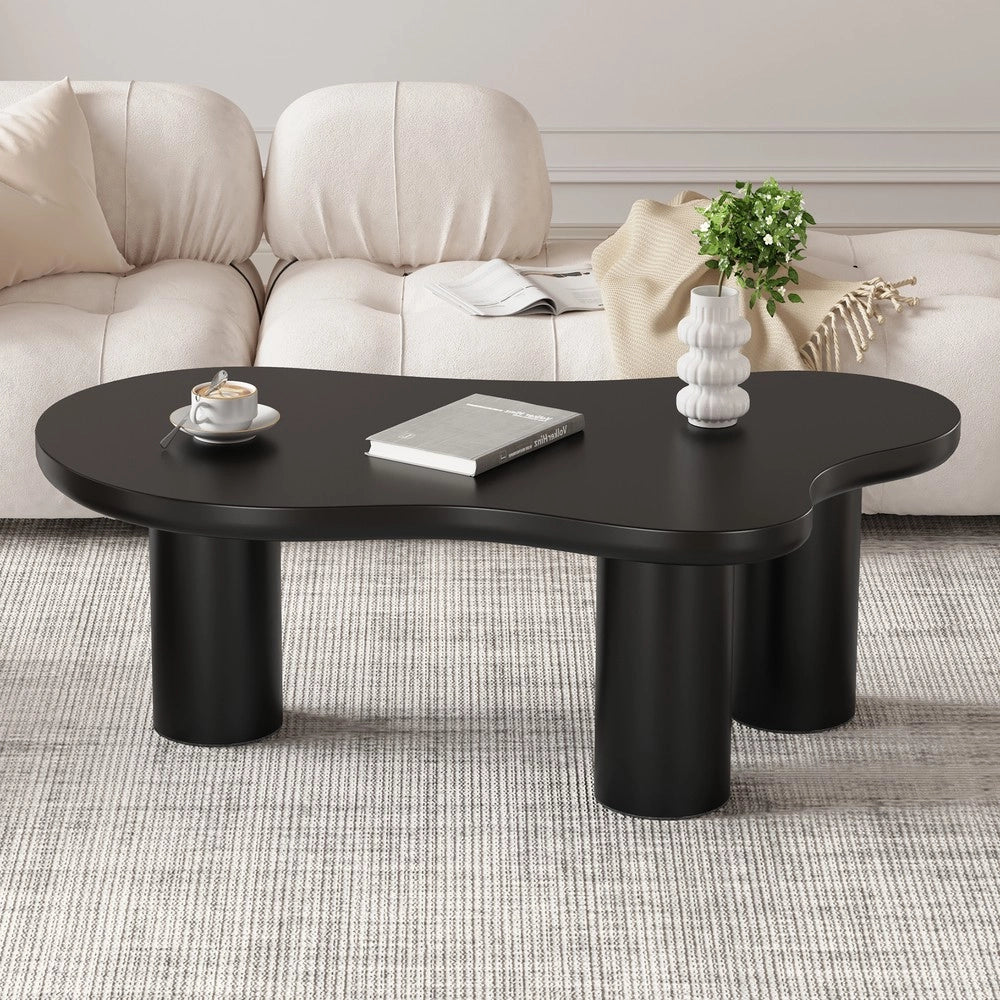 Tavolino da Caff¨¨ Forma Nuvola ¨C MINIMAL ¨C MDF, PVC, 107x66x40,5 cm
