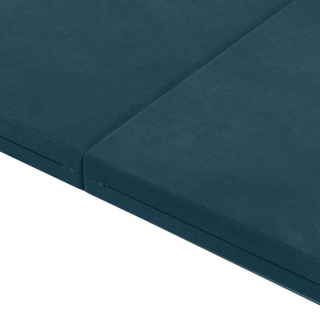 Divano Letto Pieghevole 140 x 67 x 45 cm Blu