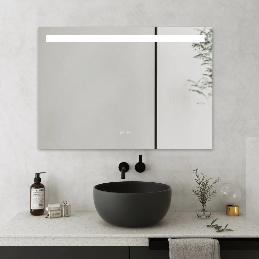Specchio LED Line 80x70 cm vetro