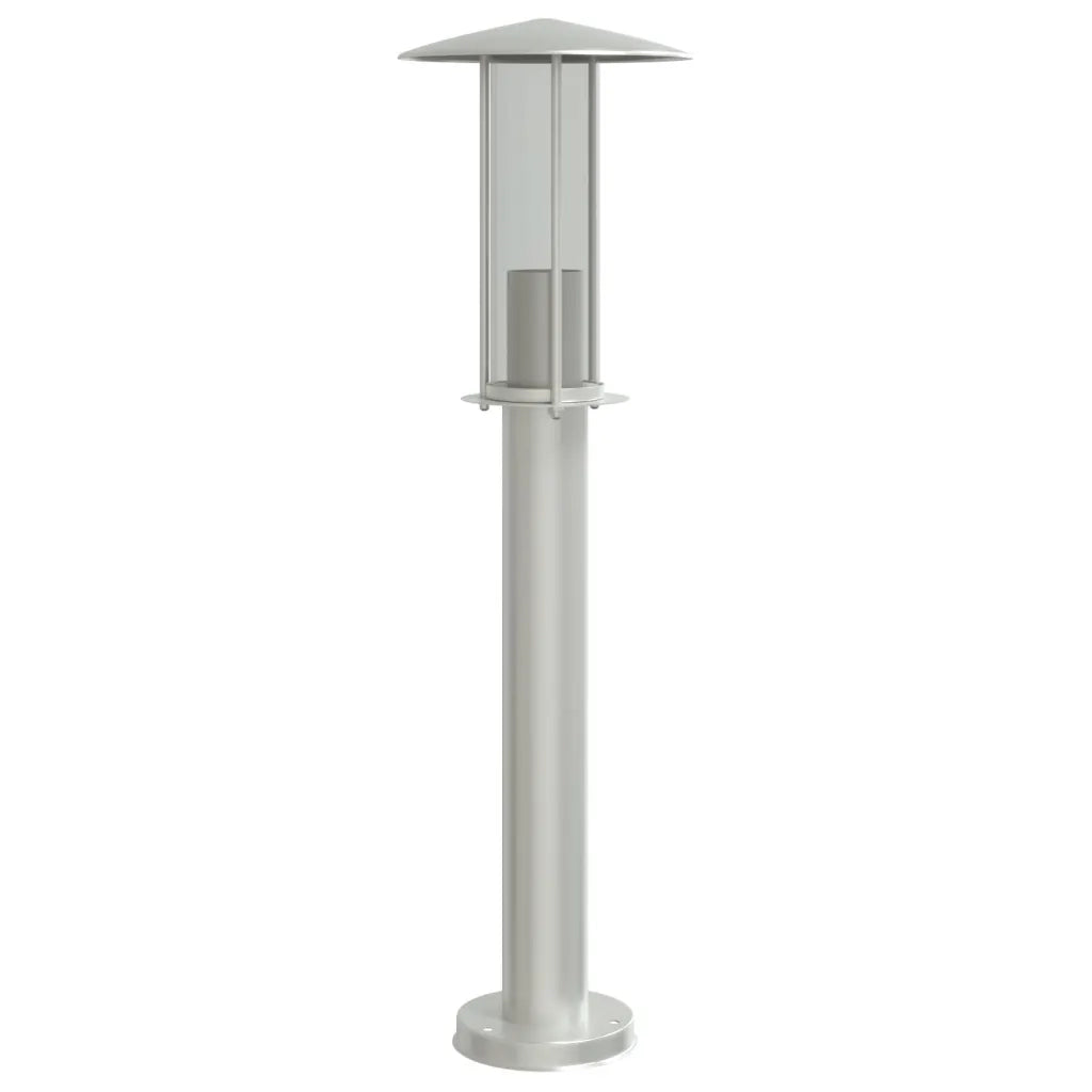 Lampada da Terra per Esterni Argento 60 cm in Acciaio Inox CFW2687562