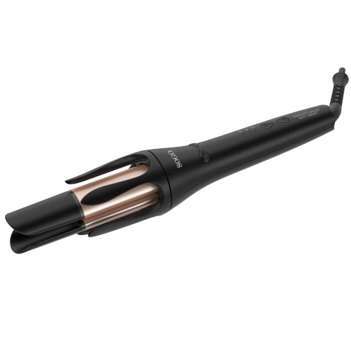 Arricciacapelli automatico rotante 32mm con funzione ionica, 3 temperature 170-210°C e riscaldamento rapido - Sogo