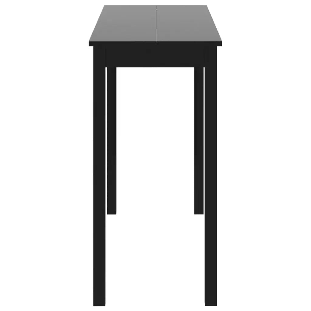Tavolo da Bar in MDF Nero 115x55x107 cm  cod mxl 24359