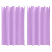 Tende Oscuranti | Tende Blackout con Anelli 2 pz Viola 175 x 140 cm Poliestere