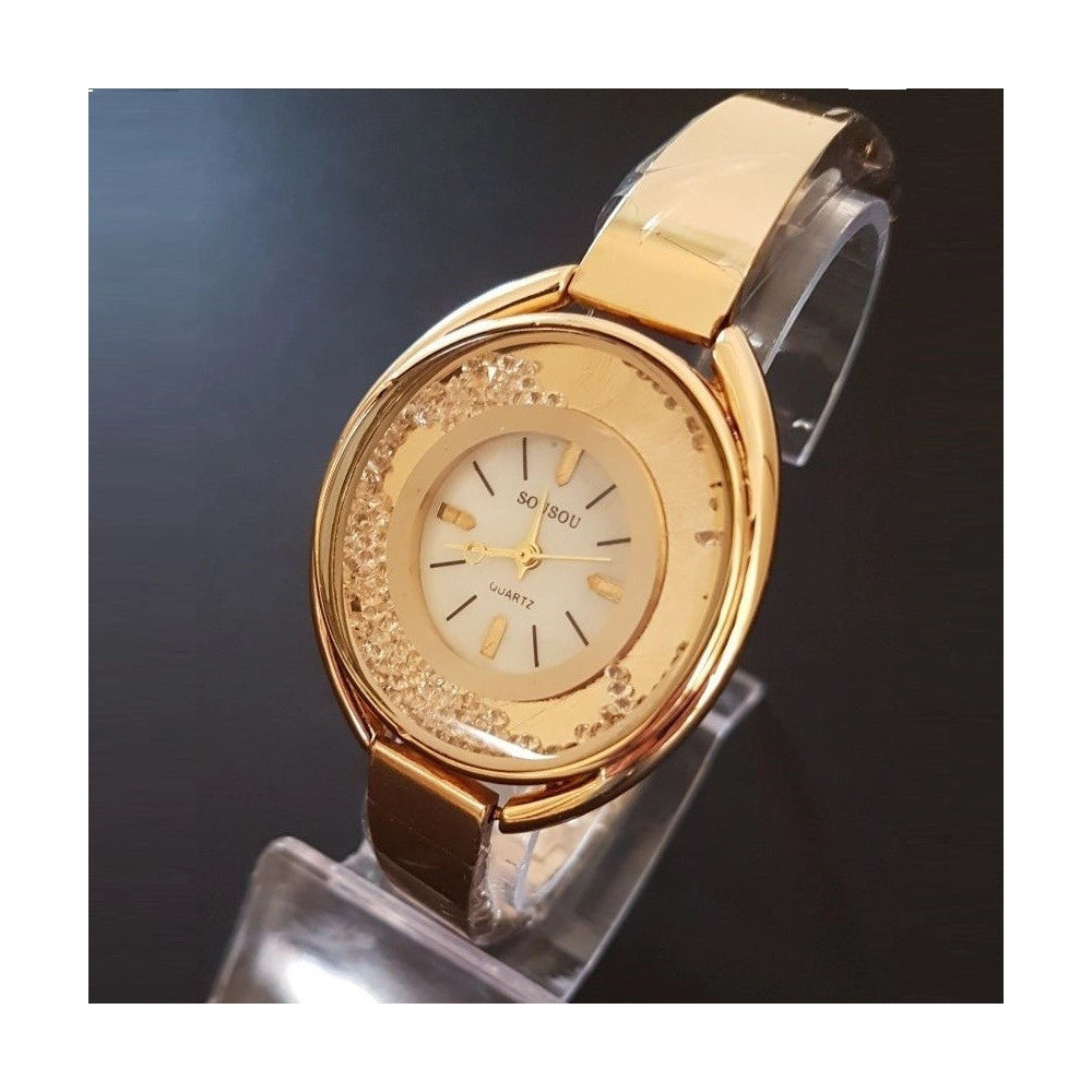 Trade Shop - Orologio Da Polso Sousou 6686 Donna Analogico Quarzo Bracciale Fashion -