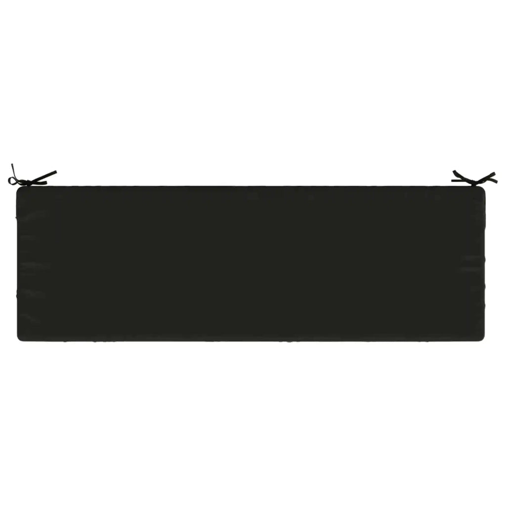 Cuscini per Panchina a 2 Pezzi SOEST 2 pz 100% Poliestere Nero 950271