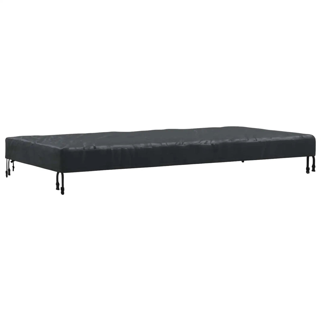 Copertura Tavolo Tinta unita Nero 182 x 102 x 15 cm Tessuto 4106113