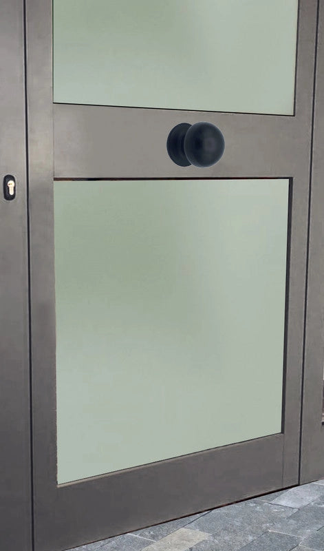 Pomolo fisso per porta SAGUATTI 169/70ZB in alluminio nero opaco