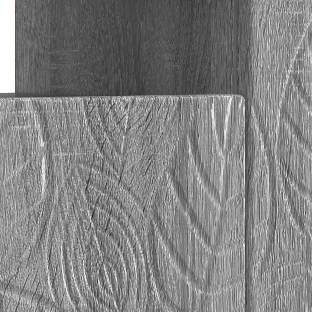 Mobile TV LED Sonoma grigio Legno ingegnerizzato 897131