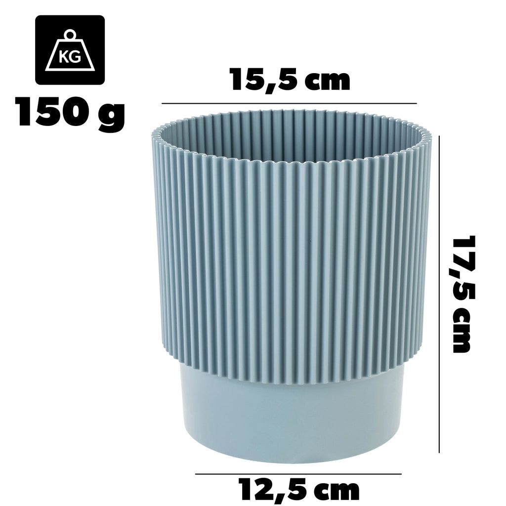 Vaso da fiori KADAX 15 cm, copripianta, vaso da fiori in plastica verde