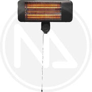 STUFA ELETTRICA AL QUARZO DA ESTERNO DA PARETE TONGAVERA MAURER CM. 50X17X31