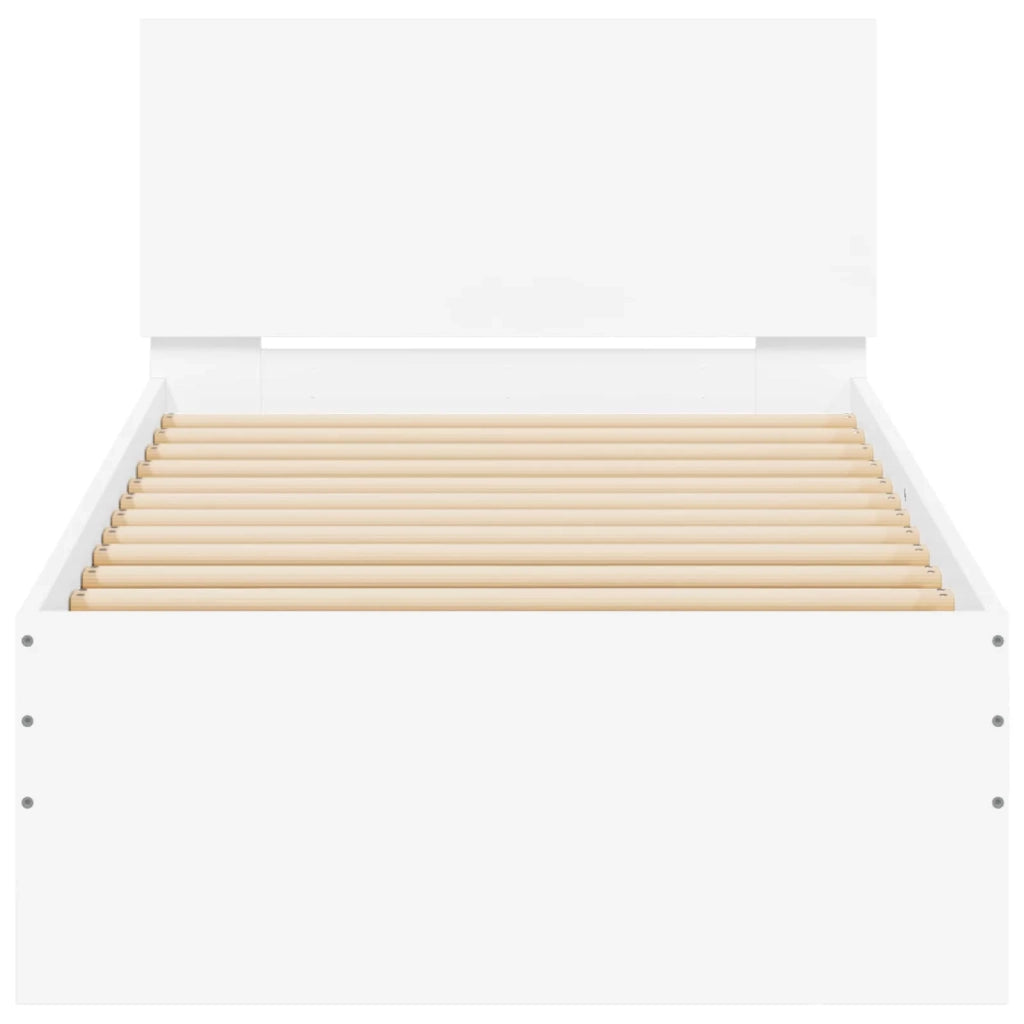 Letto con LED Bianco 80 x 200 cm Legno ingegnerizzato