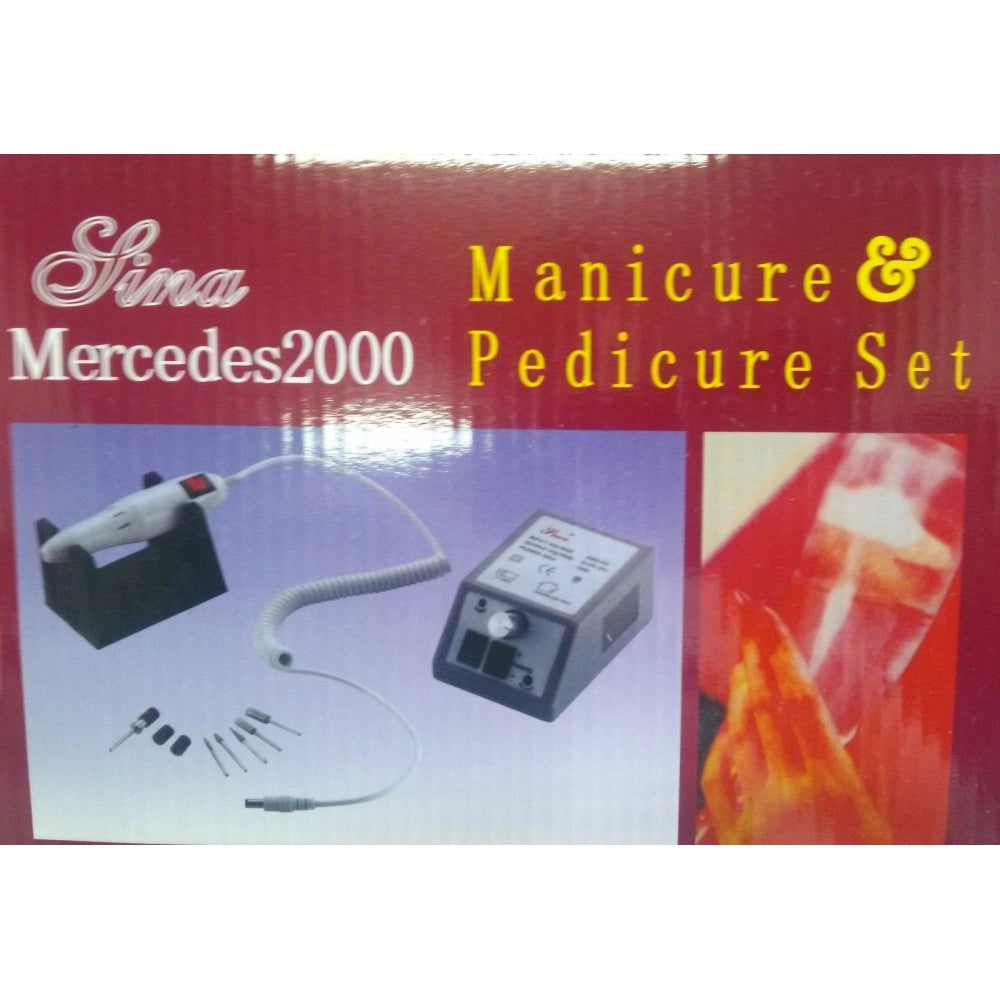 Trade Shop - Set Manicure Pedicure Sina Mercedes 2000 Per Estetica Cura Del Corpo -