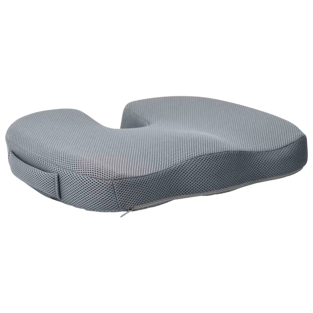 Cuscino per la seduta Grigio 47 x 37 x 8 cm Schiuma Memory