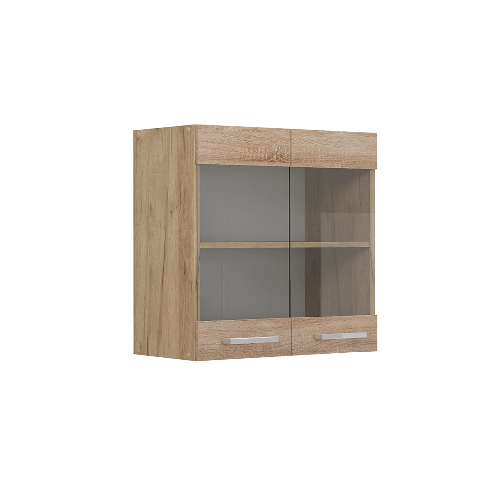 Vicco Mobile da cucina in vetro Sonoma 60 cm