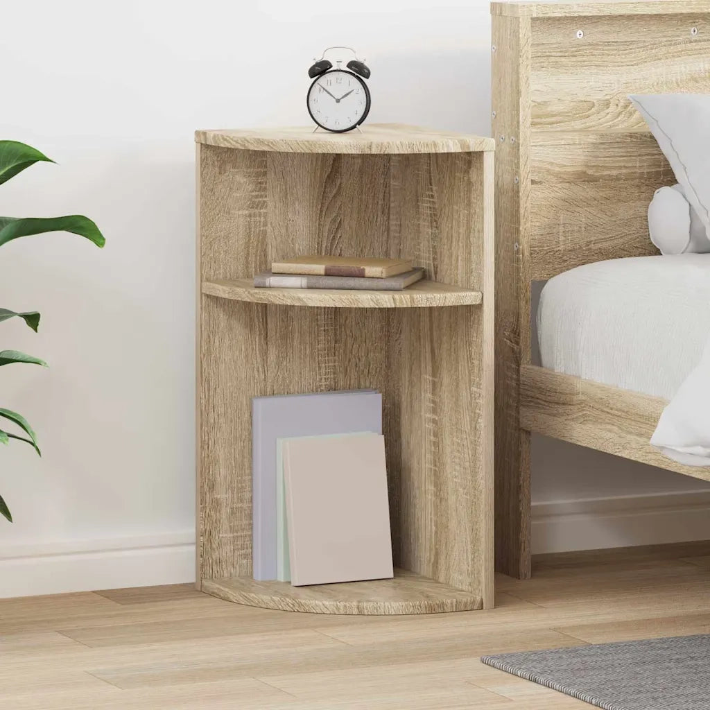 Tavolino Rovere Sonoma 29,6 x 29,6 x 60 cm Legno multistrato