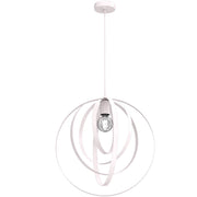 Lampada sospesa Ringo 1xE27 cashmere metallo Luminex
