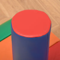 Set 7 Blocchi Costruzioni Morbide per Bambini Multicolore