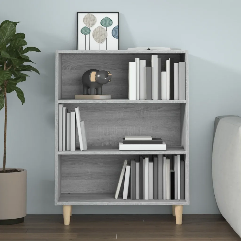Credenza-Buffet-Armadio da cucina Grigio Sonoma 69,5x32,5x90 cm in Legno Multistrato 487440