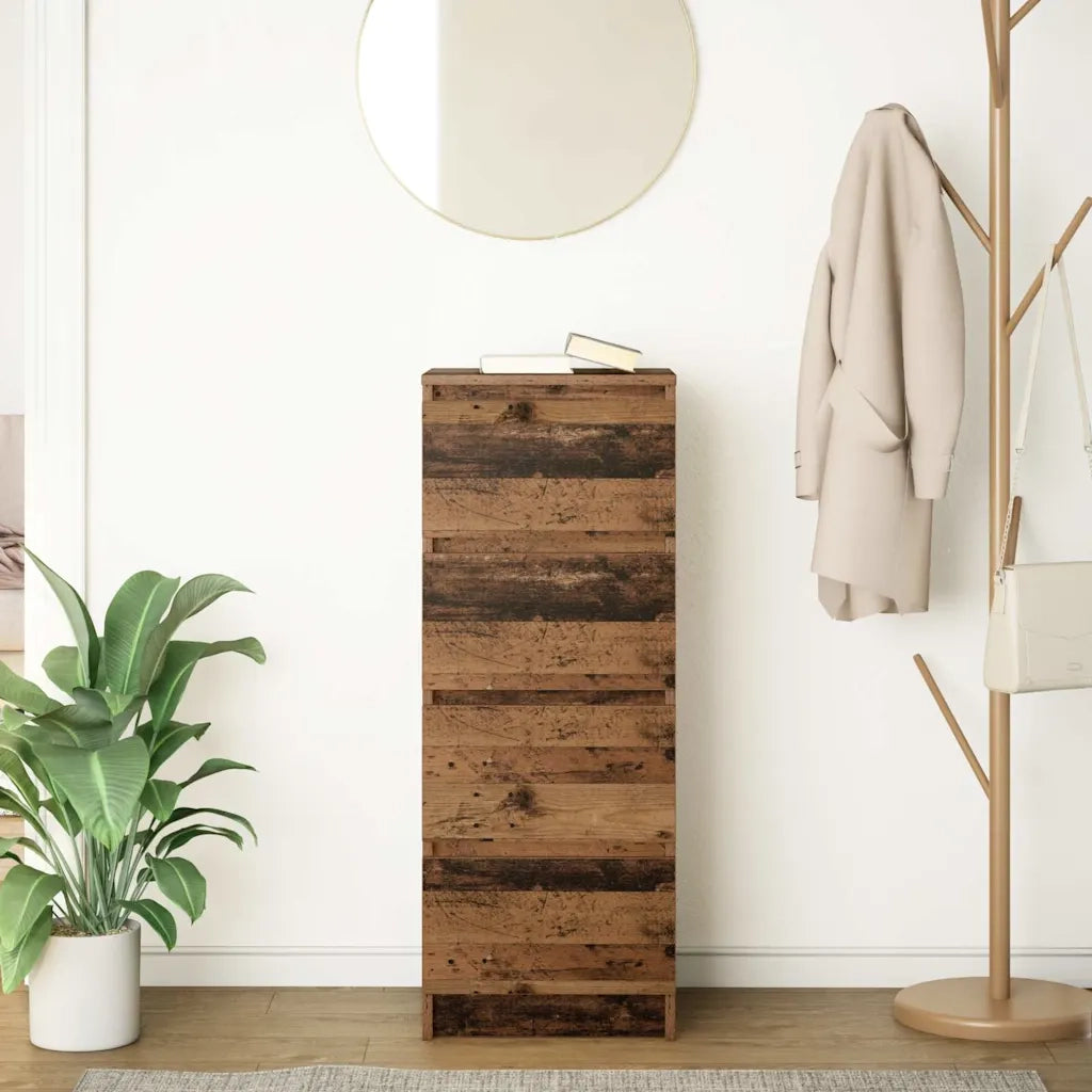 Credenza Legno Antico 37,5x35x99 cm in Legno Multistrato